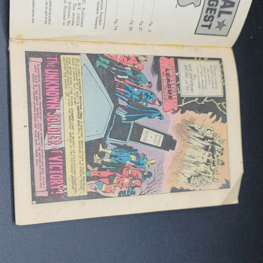 Justice League of America Vol 2 #11 July 1981 Unknown Soldier Tornado Tyrant