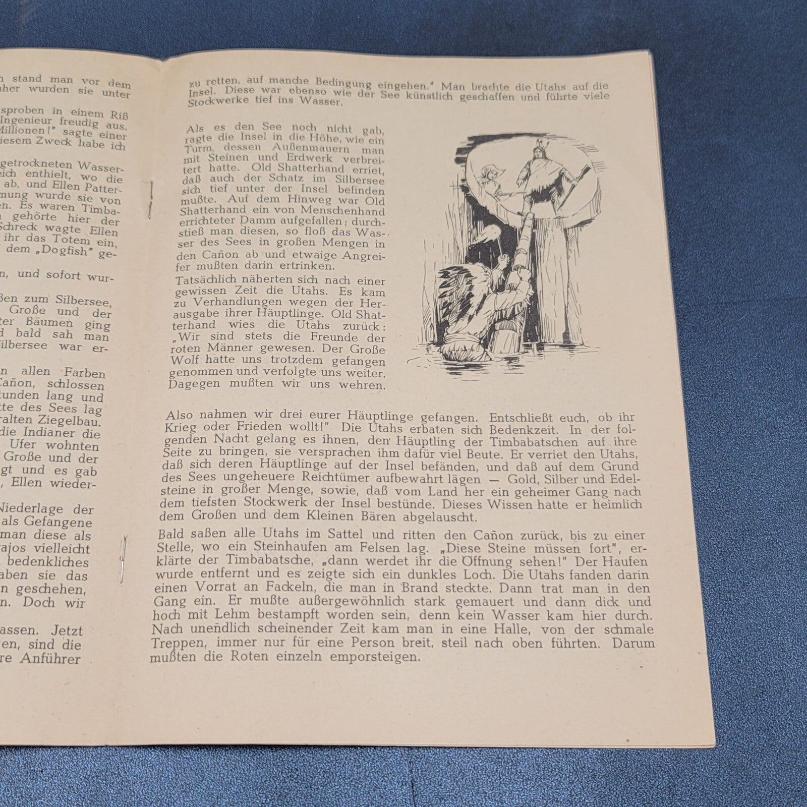 The Treasure Of Silver Lake by Karl May in Germany Condensed 6 pages Illustrated