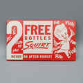 Vintage Cardboard Bottle Carrier  2 Free Bottles of Squirt Unused New Old Stock