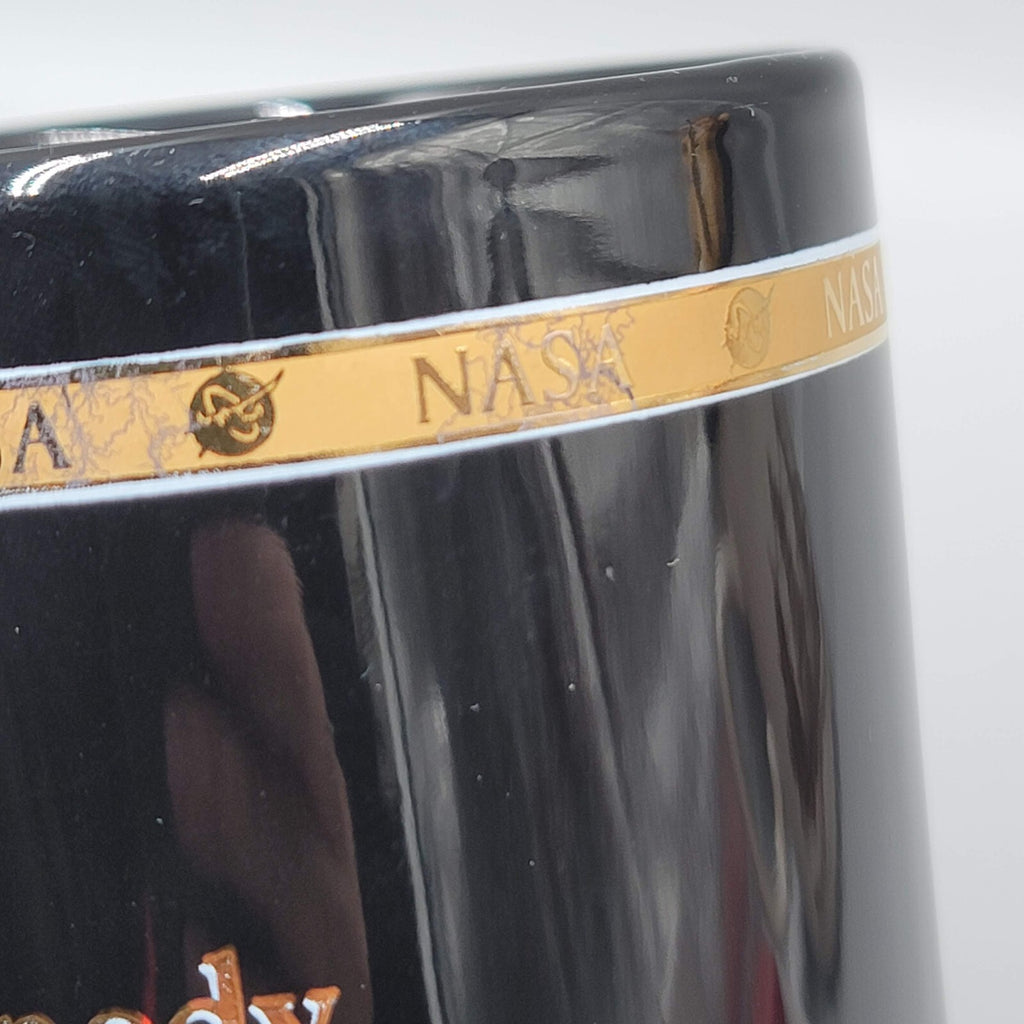 Apollo XIII Nasa 1970 Coffee Mug Cup Black Gold Vintage