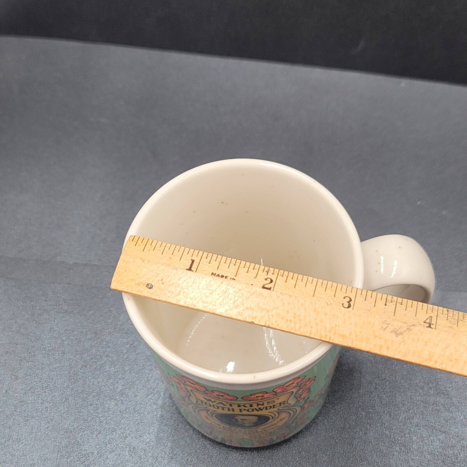 Watkins Tooth Powder Coffee Mug Heritage Collection 1992 Vintage Collectable