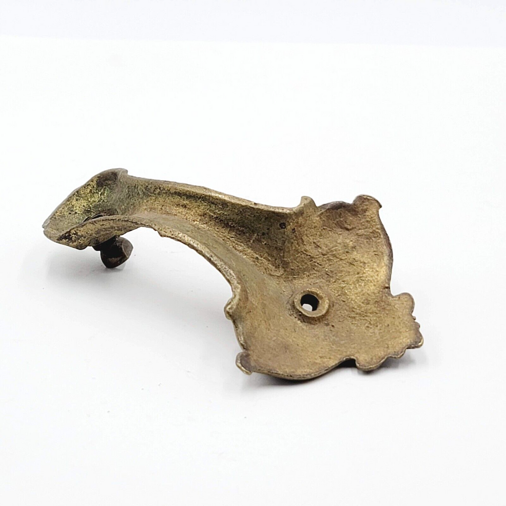 Antique Art Nouveau Deco Solid Brass Bridge Lamp Part Salvage Reclaimed 0015