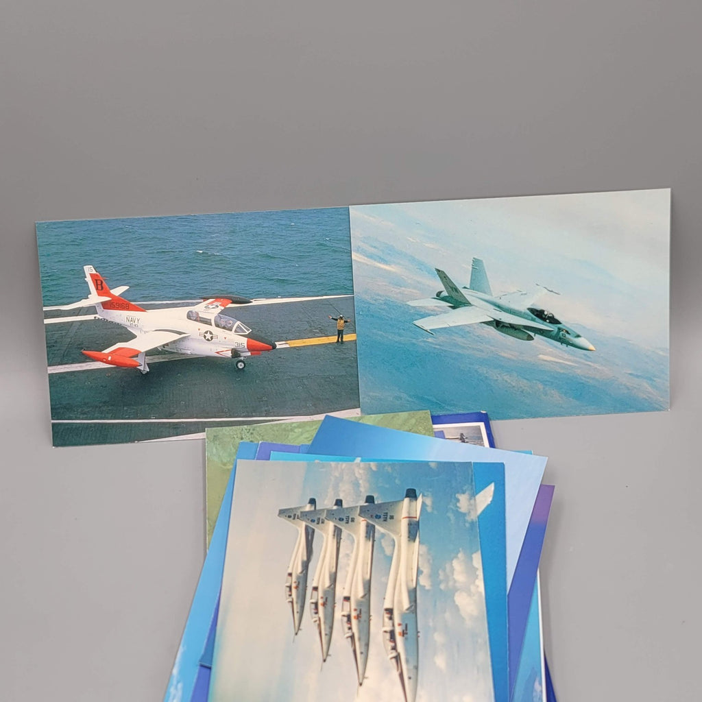 Jet Fighters National Air & Space Museum Smithsonian Set of 12 Postcards 1988