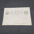 1861 Receipt for tools Geo Chatterton Files Rasps Rhode Island USA Antique