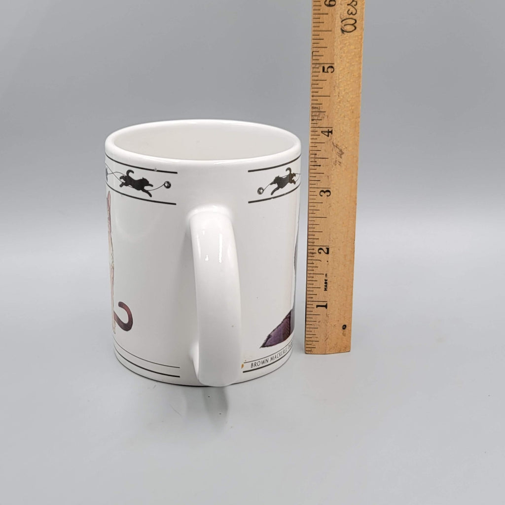 Cat Lovers Limited Coffee Mug Abyssinian Mackerell Tabby Siberian WHITE