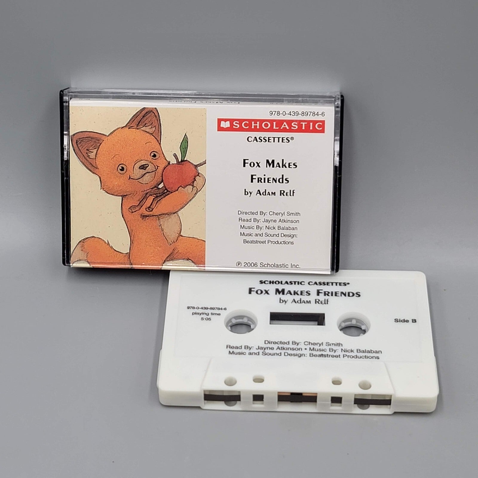 Scholastic Cassette Childrens Story on Tape 2006 Fox Makes Friends by Adam Relf