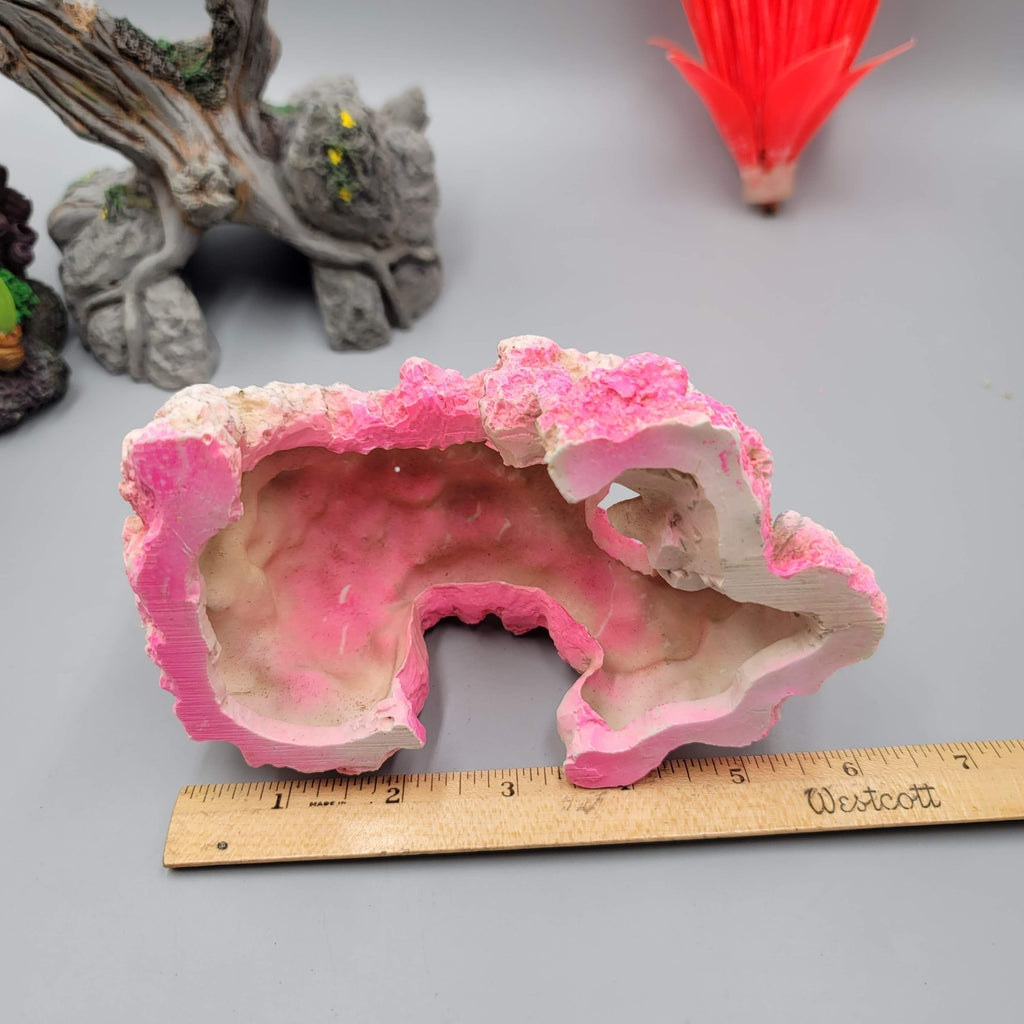 Aquarium Decor Lot 5pc Artificial Coral Plants Cave Tree Fish Tank Decorations S
