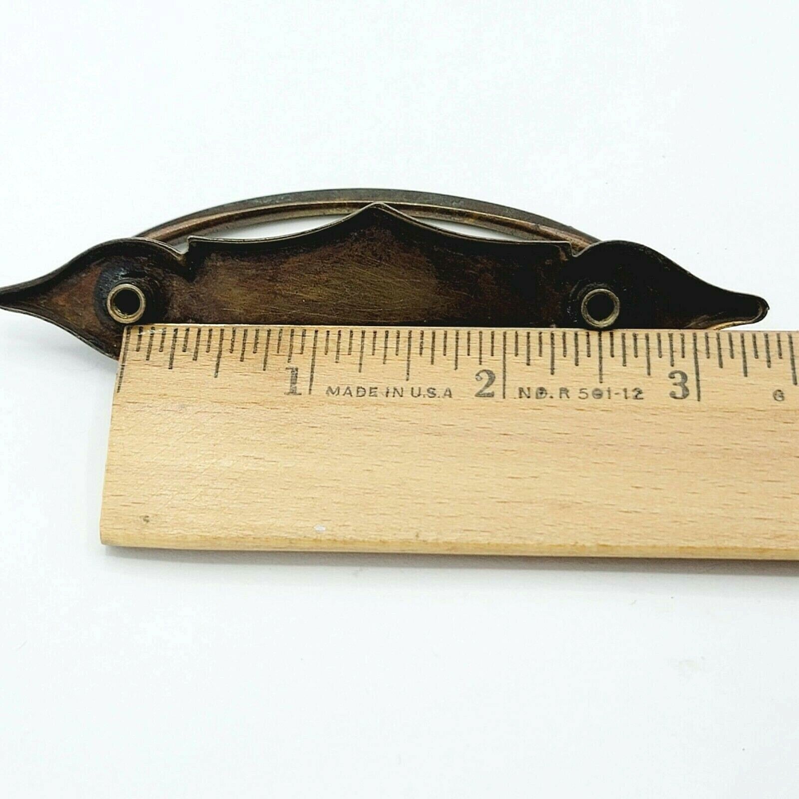 Vintage Steel Drawer Pull Salvage Hardware SINGLE ONLY 2.5 in (H0025)