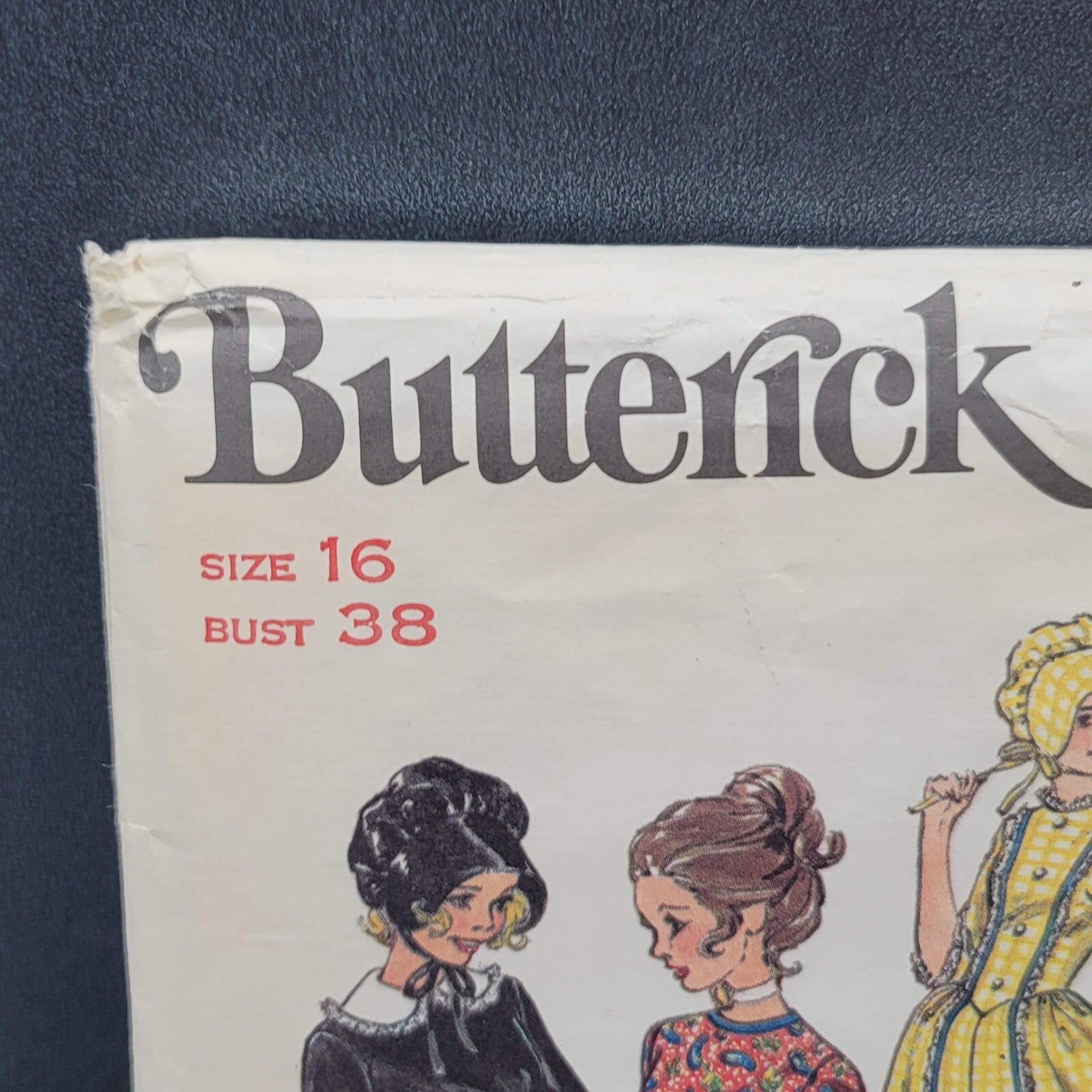 Vintage Butterick 5939 Size 16 Uncut Womens Frontier Costume Dress