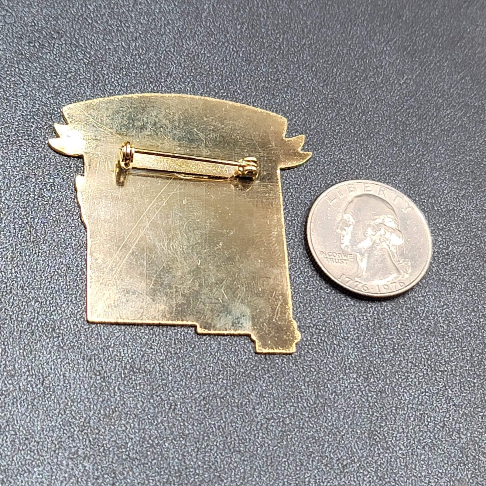 Vintage 1977 Lions Club Roswell New Mexico Lapel Pin New Orleans Enamel 1.75"