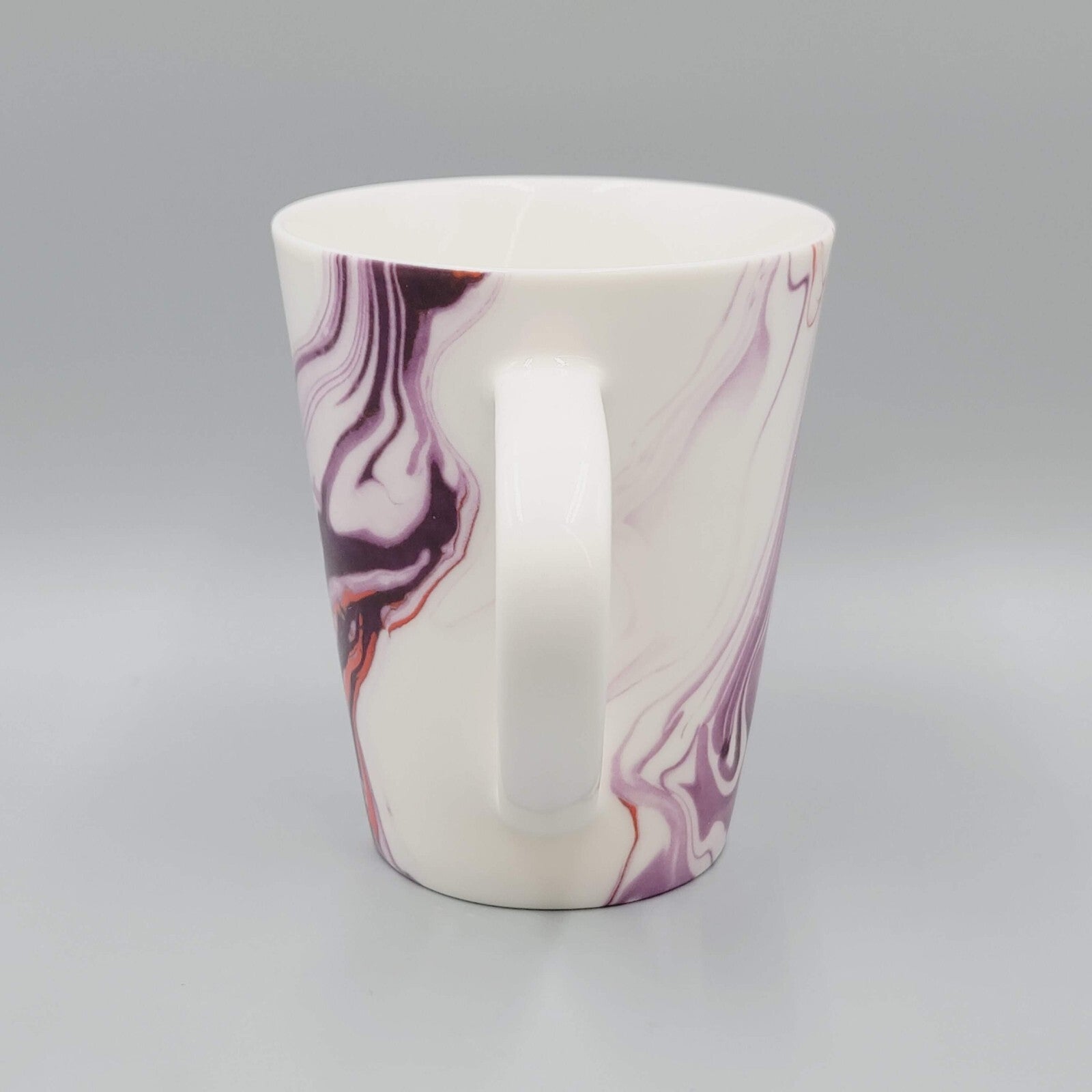 Starbucks Teavana 12 Oz Ceramic Mug Cup Purple Red Swirl 2015 - Excellent cond