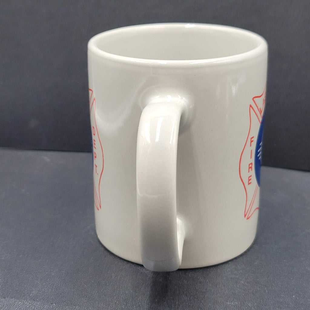 Las Cruces New Mexico Coffee Mug Fire Department Gray Blue Red