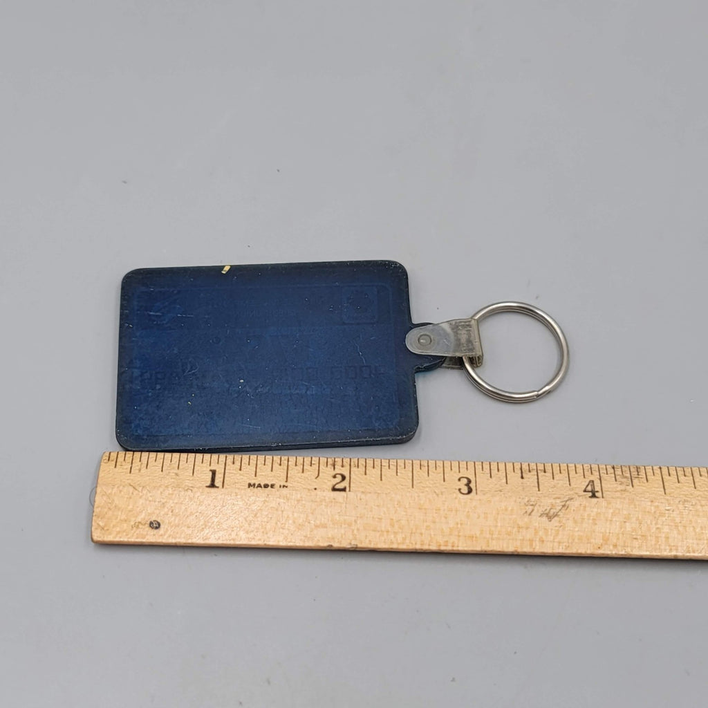 Vintage VISA Public Service Employees Credit Union Minibank Keychain Fob Promo