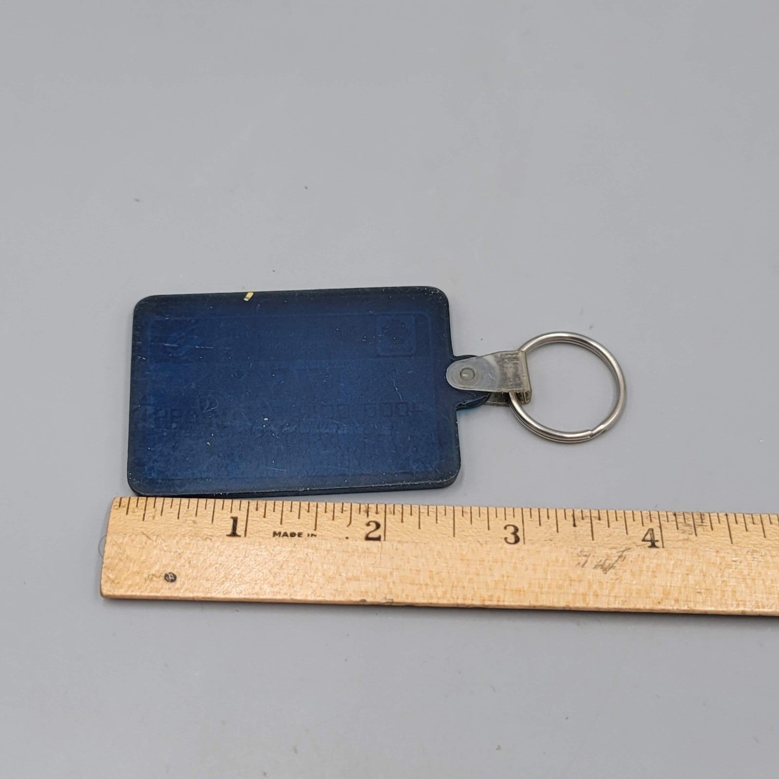 Vintage VISA Public Service Employees Credit Union Minibank Keychain Fob Promo