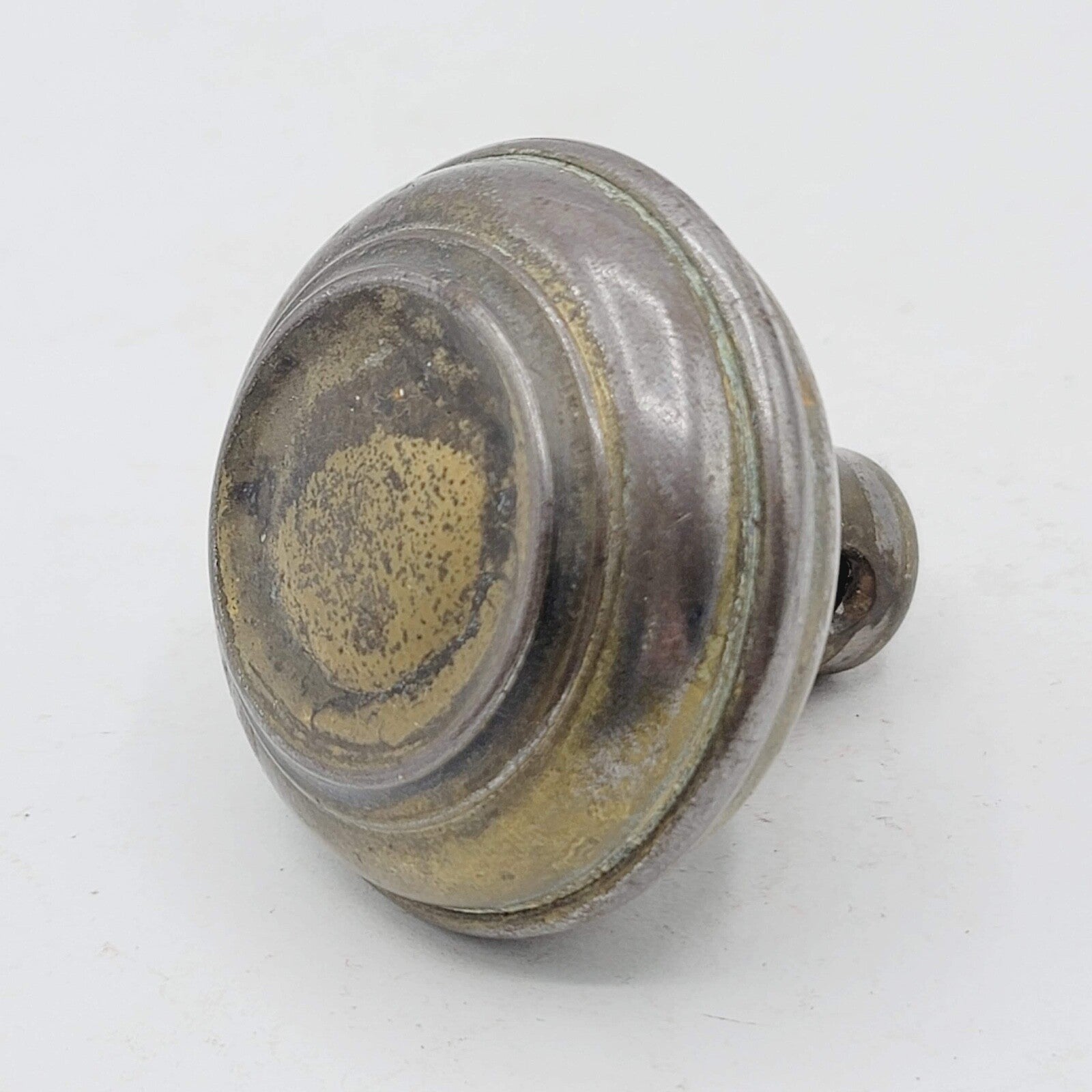 One Single Vintage Steel Door Knob Reclaimed Salvage 2.25"  dkk22