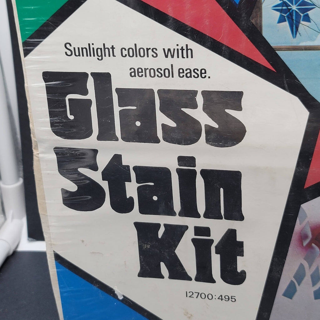 Glass Stain Kit Cunningham Art Products Vintage Christmas Craft New SEALED