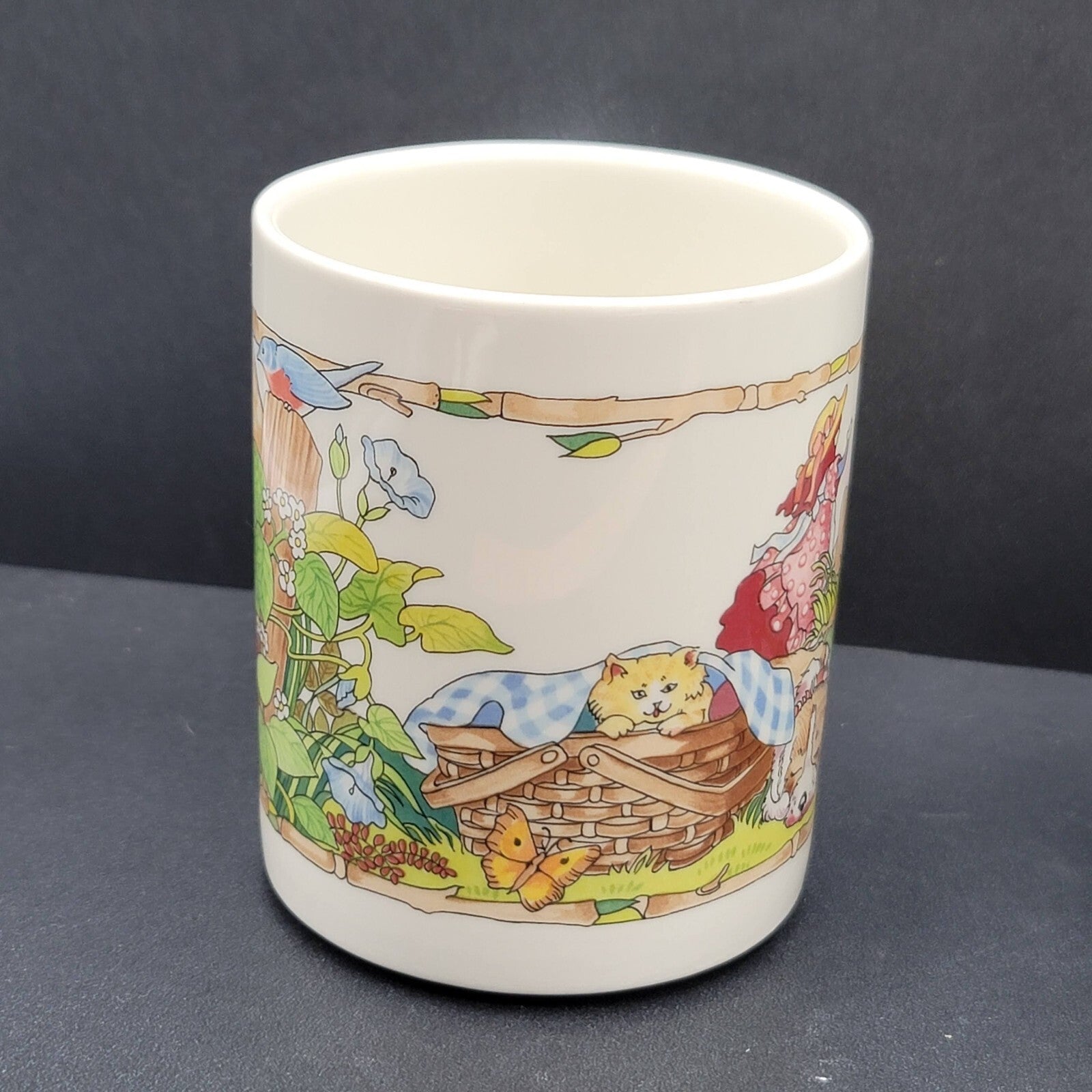 Villeroy Boch Le Ballon and Little Cat Childs Mugs Lot of 2