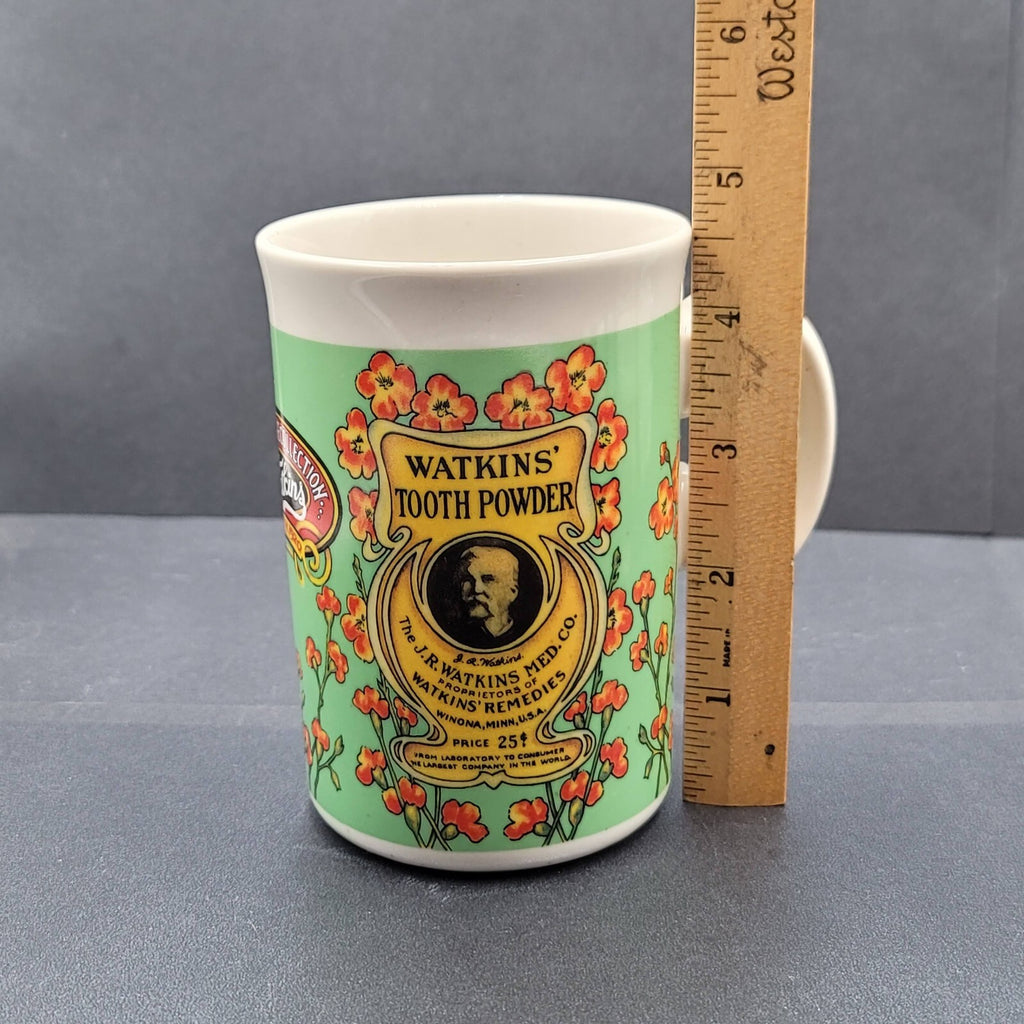 Watkins Tooth Powder Coffee Mug Heritage Collection 1992 Vintage Collectable