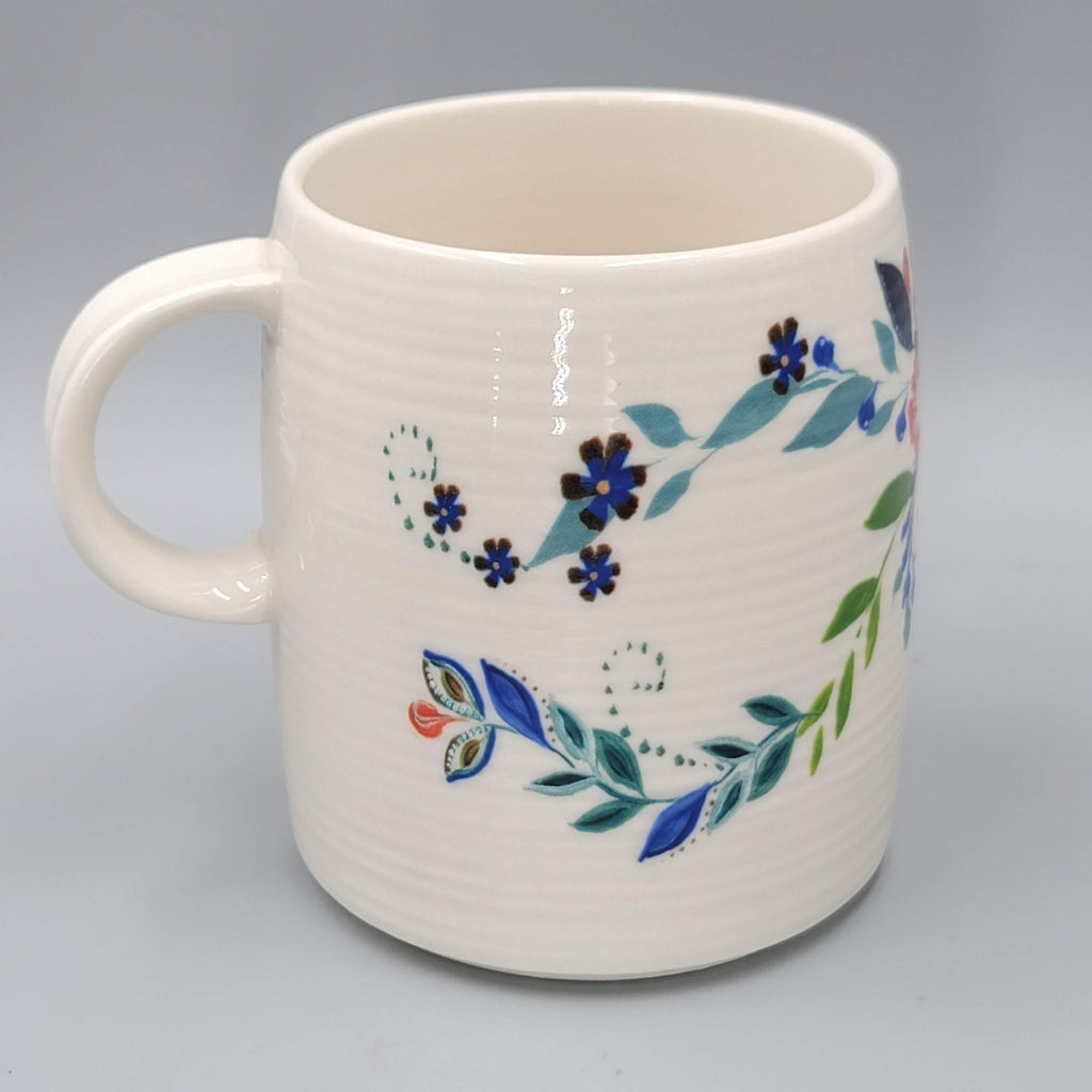 Anthropologie Petal Palette Monogram Letter G Initial Mug Starla M Halfmann