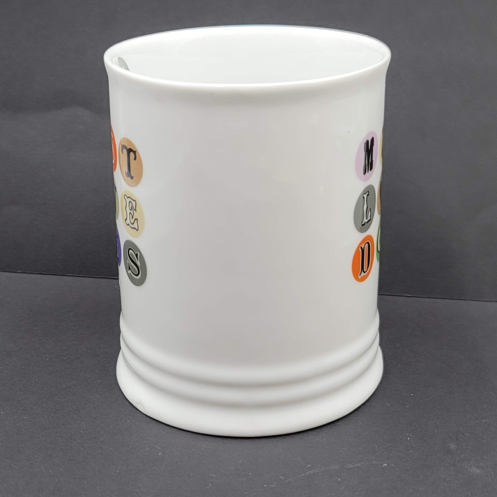 MUST LOVE DOGS Coffee Mug Fringe White Multicolor