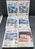 Legends of the Air Balsa wood 3 D models aircraft Complete set of 6 kits New