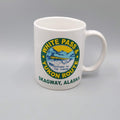 Vintage White Pass Yukon Route Gateway  Railroad Locomotive Coffee Cup