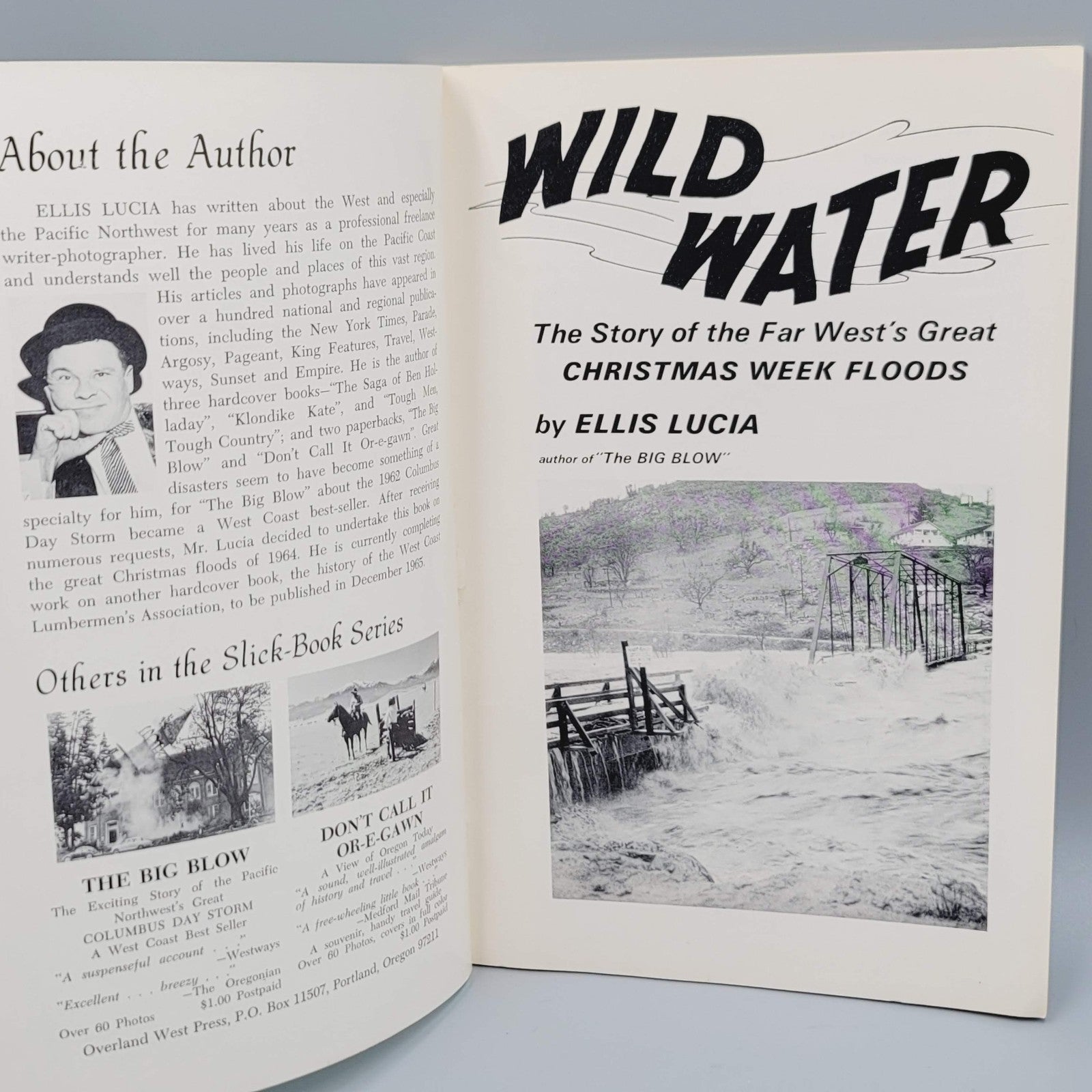 Wild Water by Ellis Lucia Vintage 1965 The Christmas Week Floods