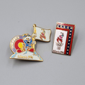 Vintage USA Olympic Atlanta 1996 Welcome Izzy Mascot Pin Lot of 2