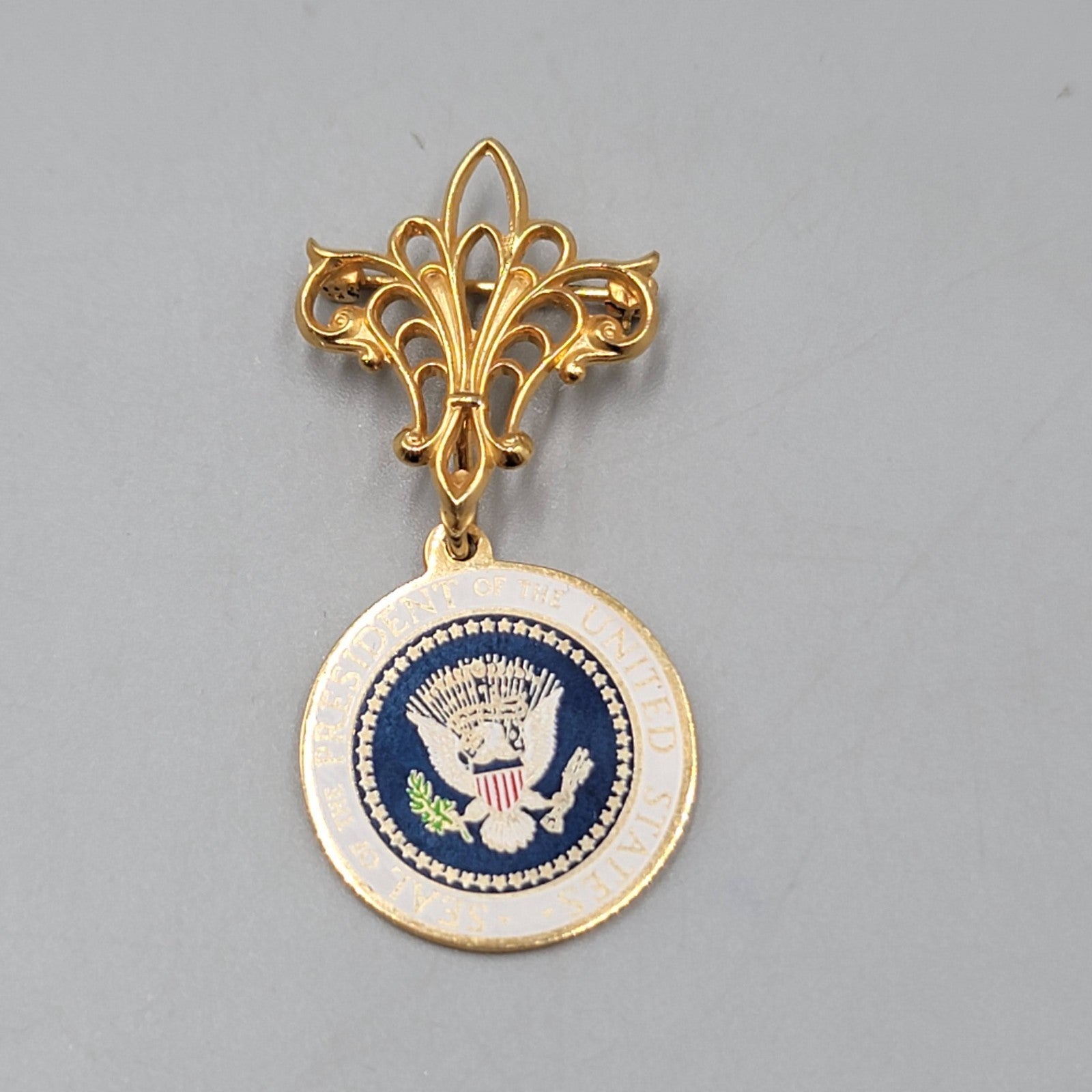 Vintage President of The United States Charm Pendant Gerald Ford Engraved