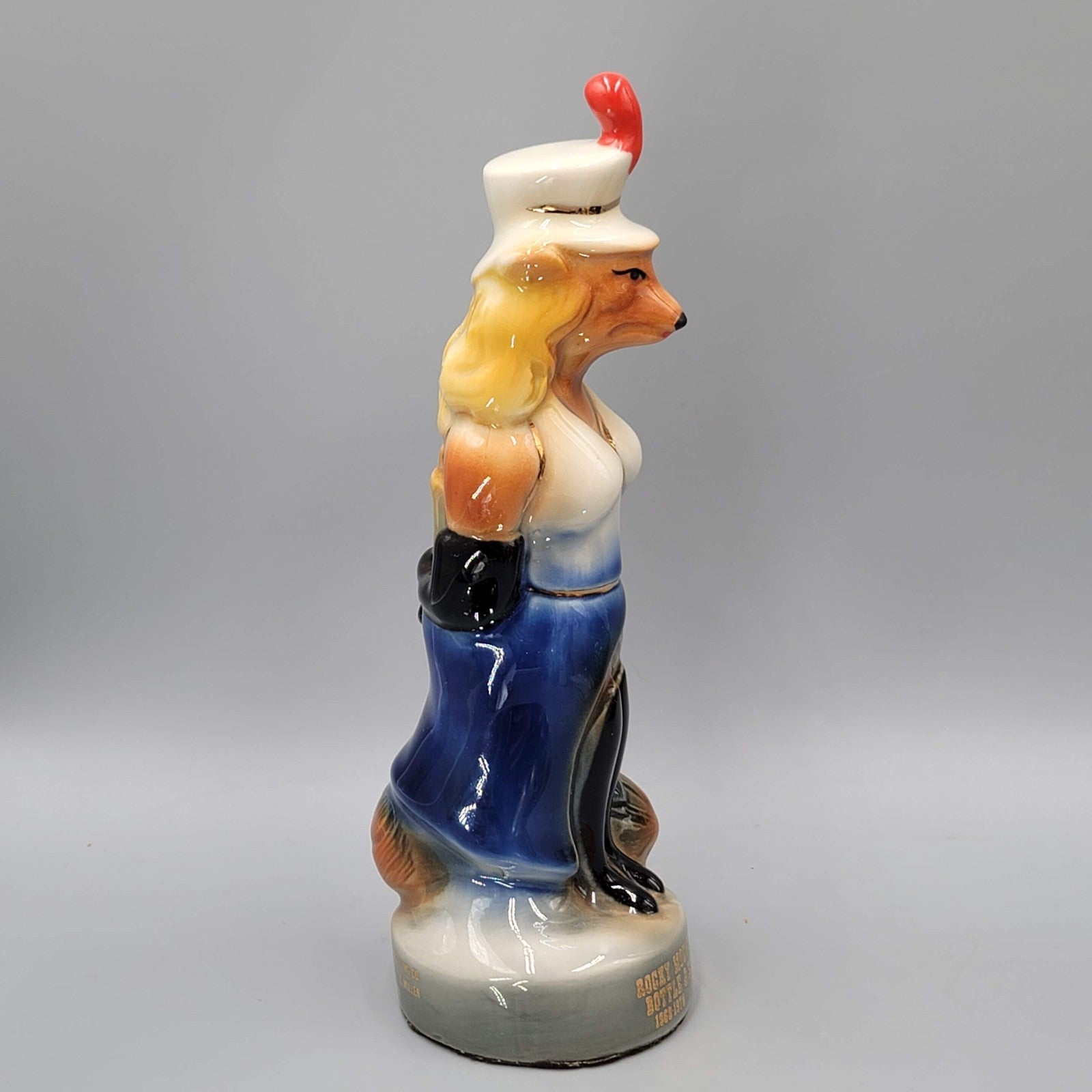 1978 Rocky Mountain Jim Beam Specialty Club Fox Lady Female Paperweight Figure