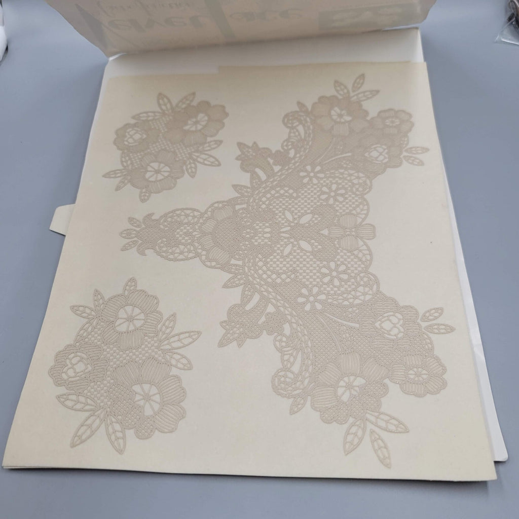Vintage Cache Junction Iron-on Velvet Lace