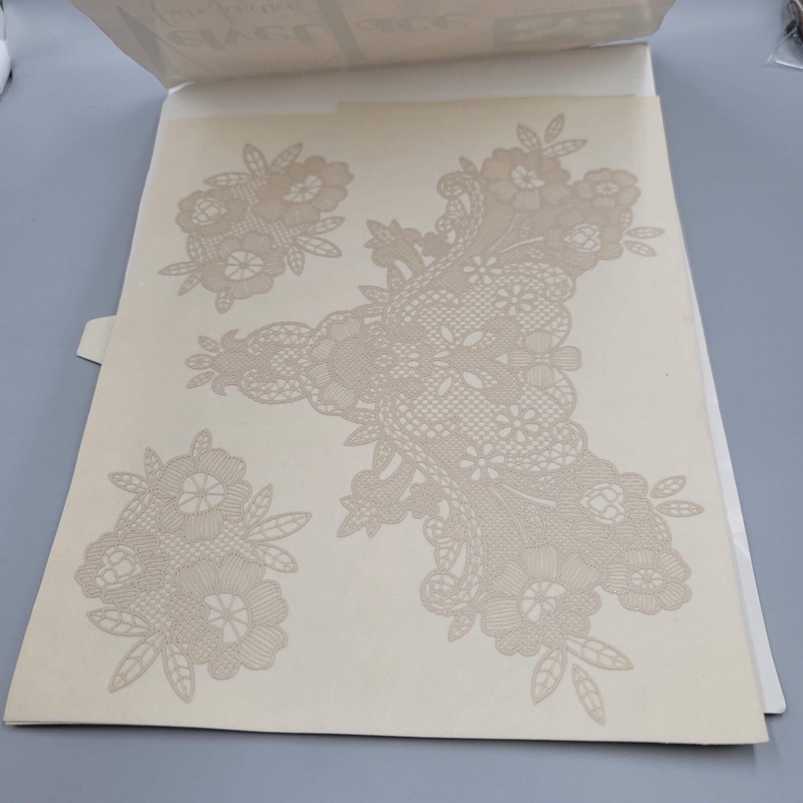 Vintage Cache Junction Iron-on Velvet Lace