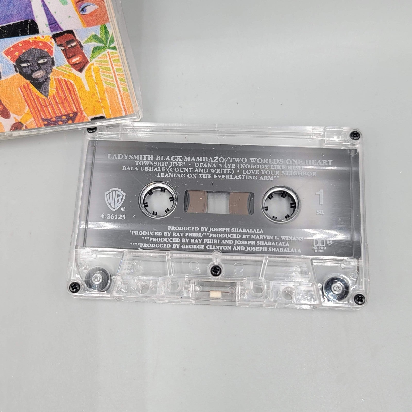 Two Worlds One Heart by Ladysmith Black Mambazo Cassette 1990 Warner