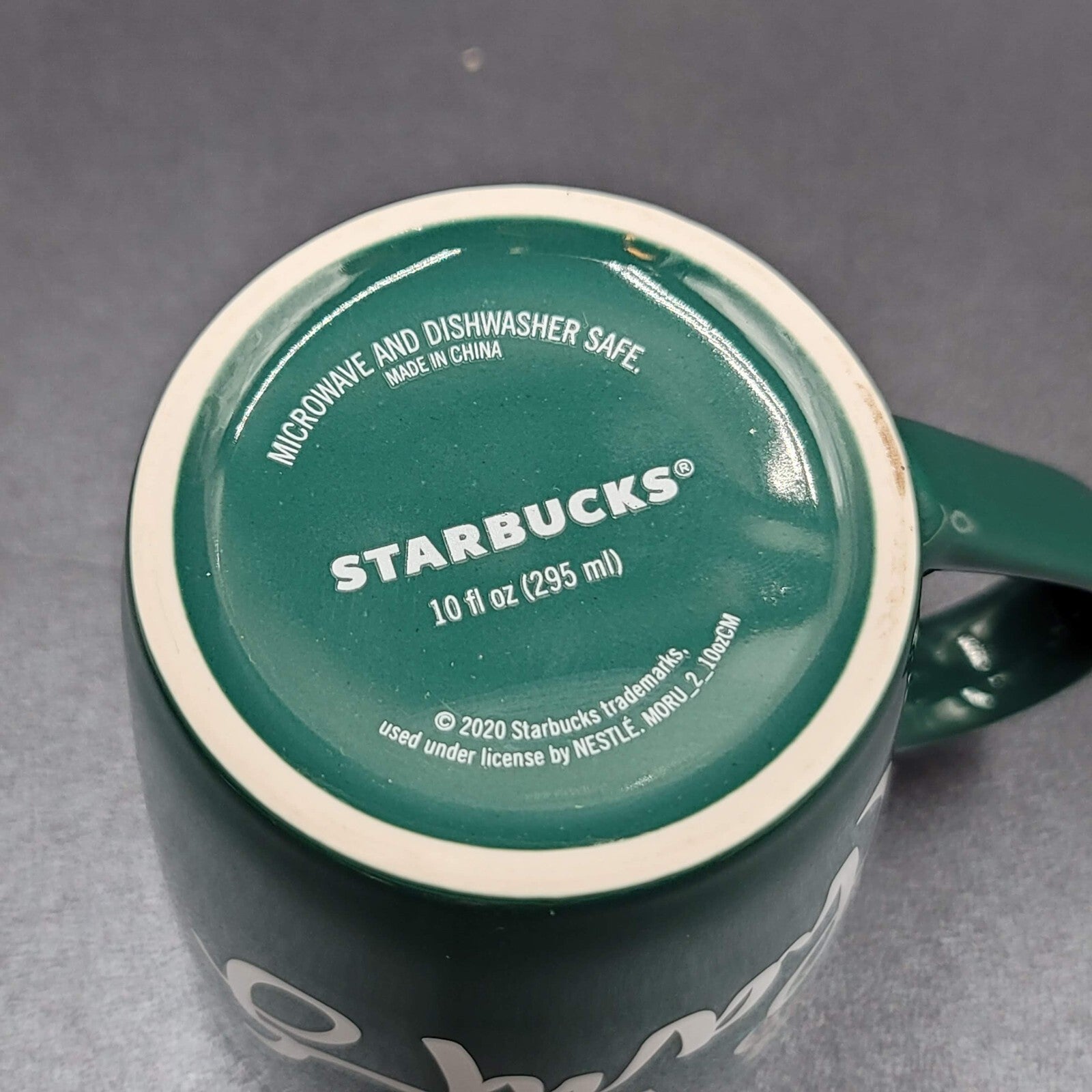 Starbucks Green Big Thank You Gift Mermaid Coffee Mug Cup 10oz 2020