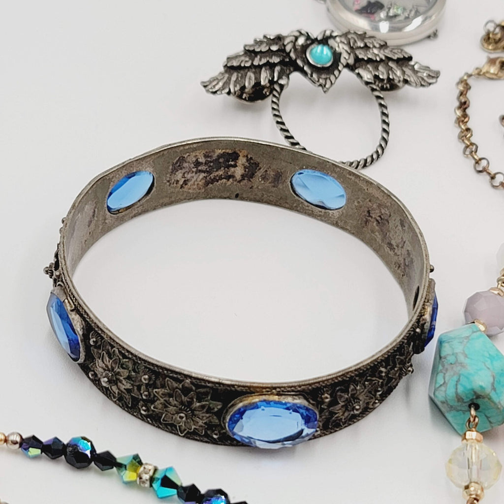 Jewelry Mixed Lot Necklace Bracelets Beaded Stones Glass