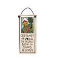 SPOONER CREEK Clay Tile Wall Plaque Our Family The Perfect Blend of Chaos & Love