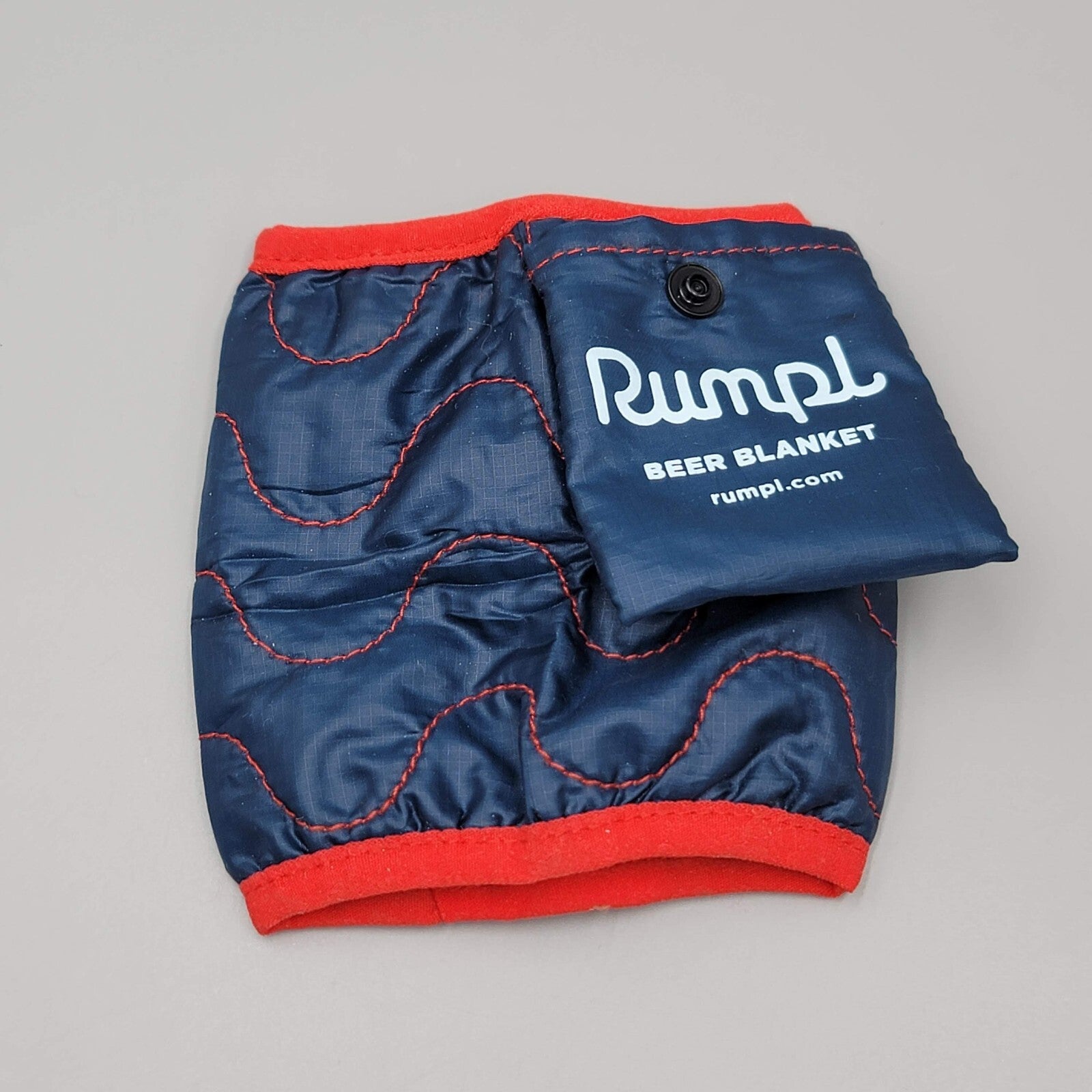 The Rumpl Beer Blanket Blue Camping Drinking Hiking Can Coozie Cosie Huggie