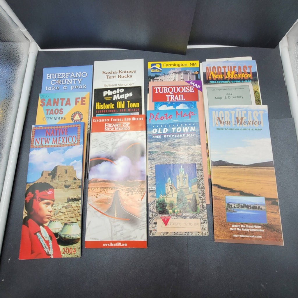 Vintage New Mexico Tourism Guides Maps Large 30 Lot 1994-2005