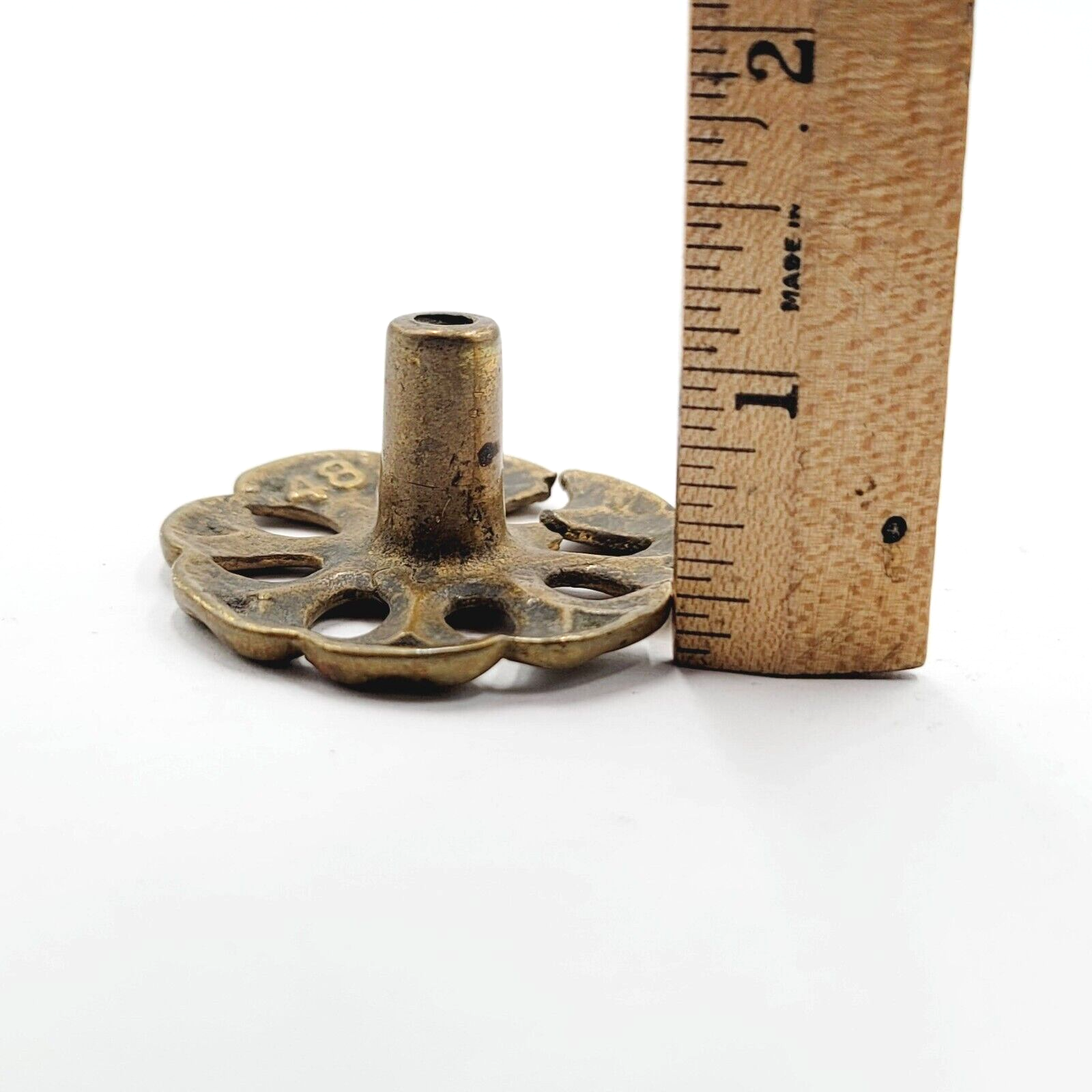 Vintage Drawer Pull BrassSalvage Hardware Reclaimed 1 7/8"