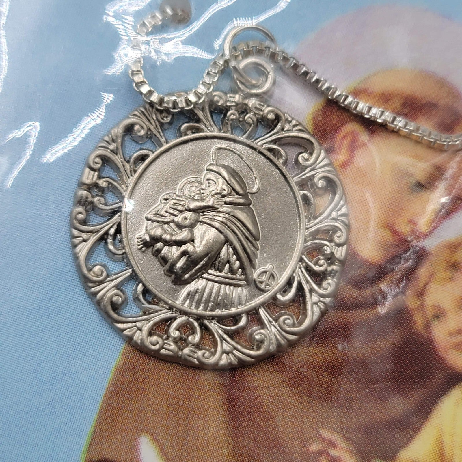 Vintage Catholic Religious Collection Lot Prayer Cards Necklaces Rosary