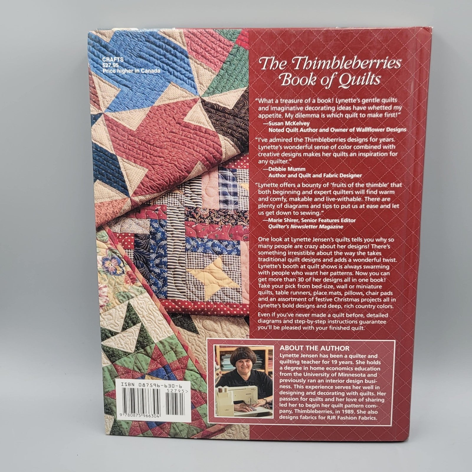 The Thimbleberries Book of Quilts Lynette Jensen Signed Quilting Patterns