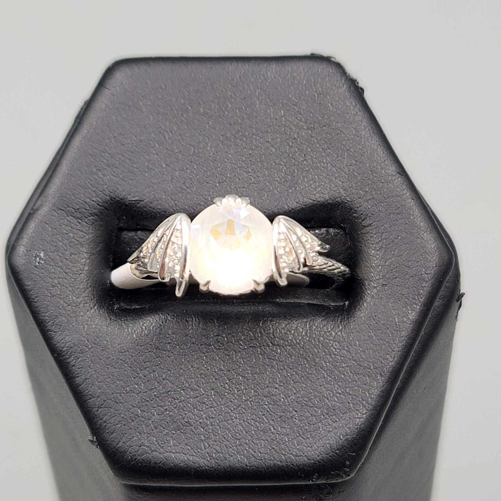 Fragrant Jewels Snow Dragon Ring 925 Sterling Silver New with tag Size 9 SPARKLY
