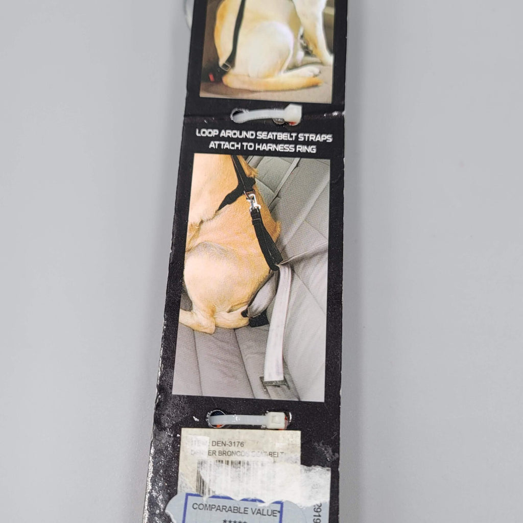 NEW NFL Denver Broncos Pet Seat belt Restraint  One Size NWT