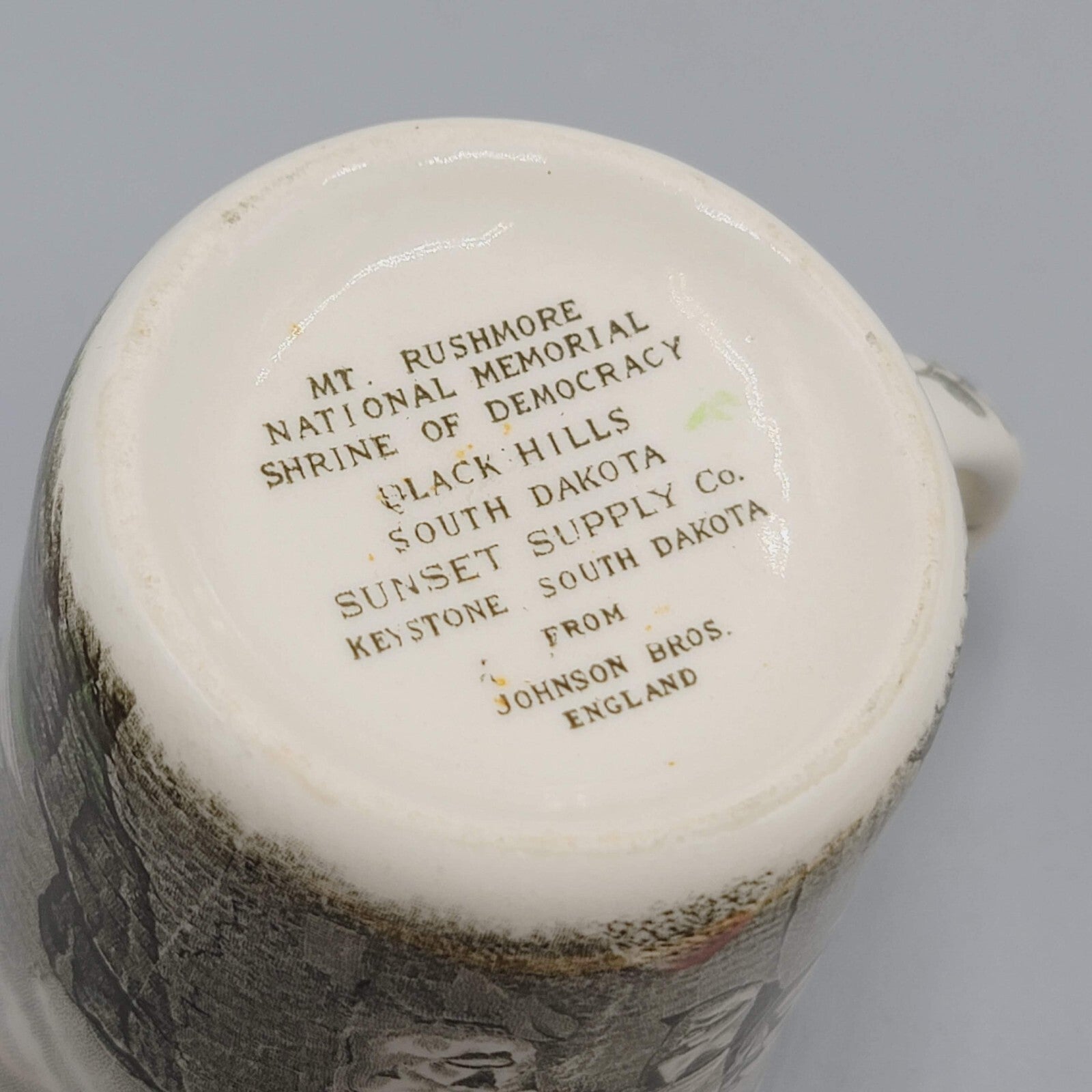 Johnson Brothers Mt Rushmore Mug Black Hills Sunset Supply South Dakota England