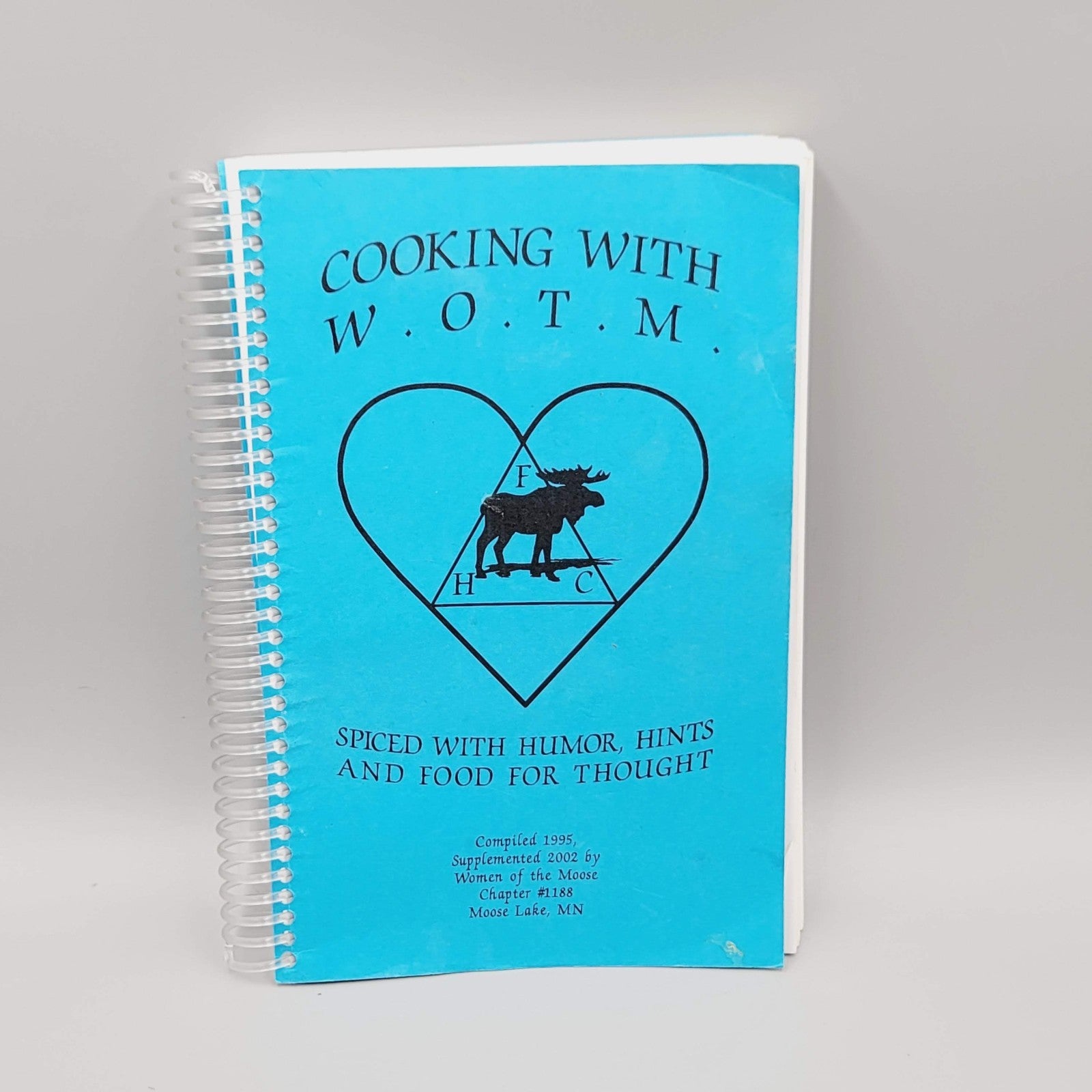 Women of the Moose Chapter 1188 Recipe Book Cookbook MN 1995 pages 275