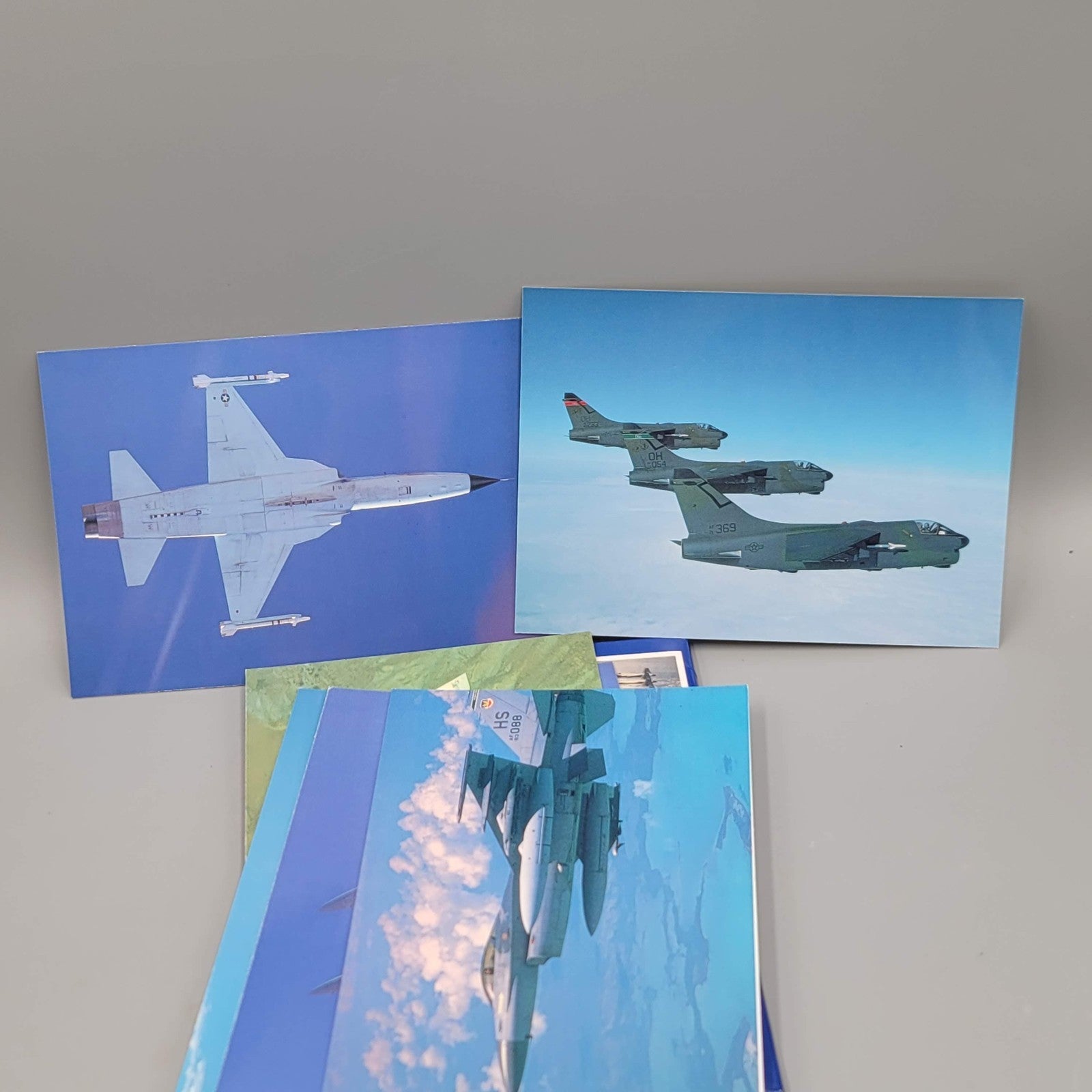 Jet Fighters National Air & Space Museum Smithsonian Set of 12 Postcards 1988