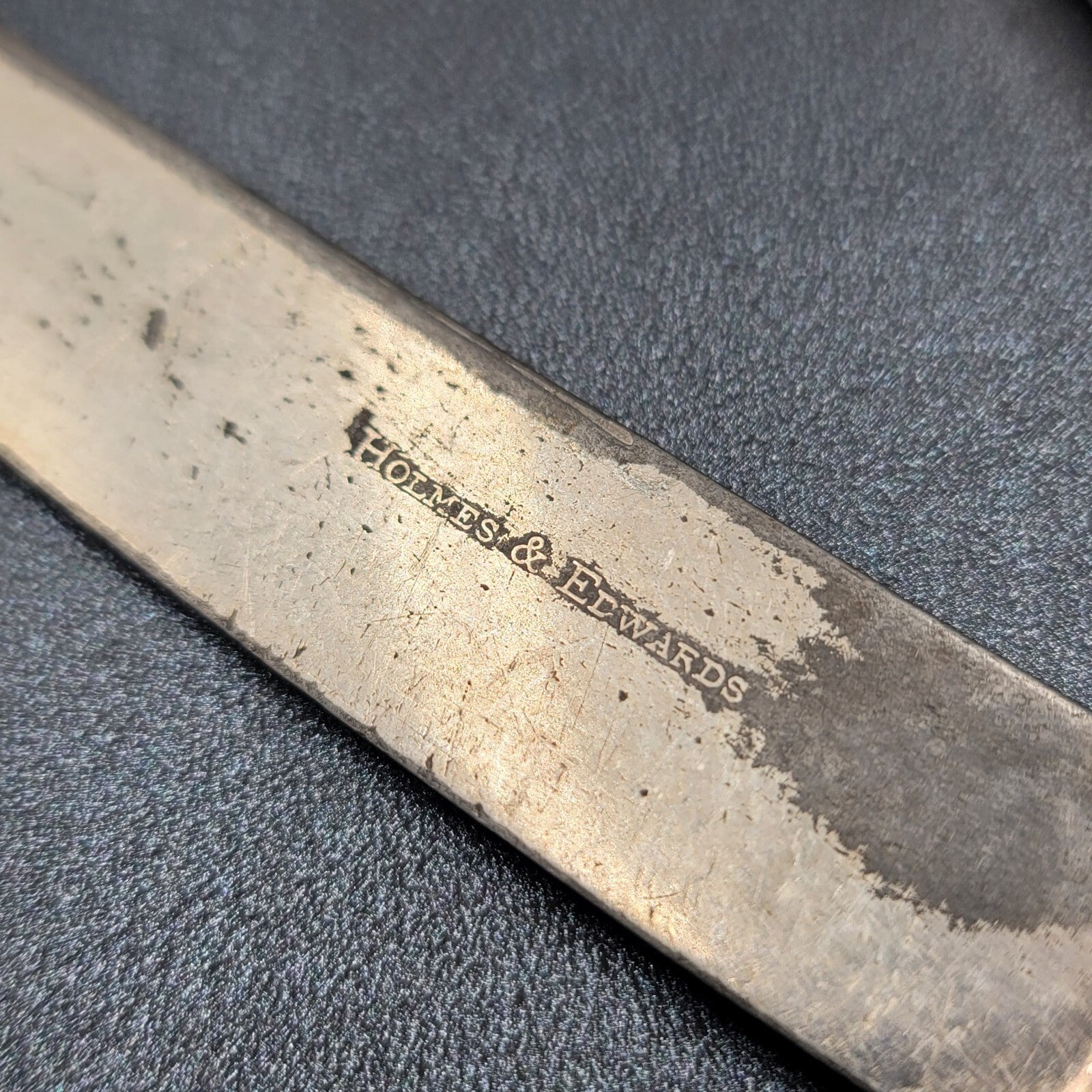 6 Antique Holmes Edwards Dinner Knives Flower 1 Serving Spoon