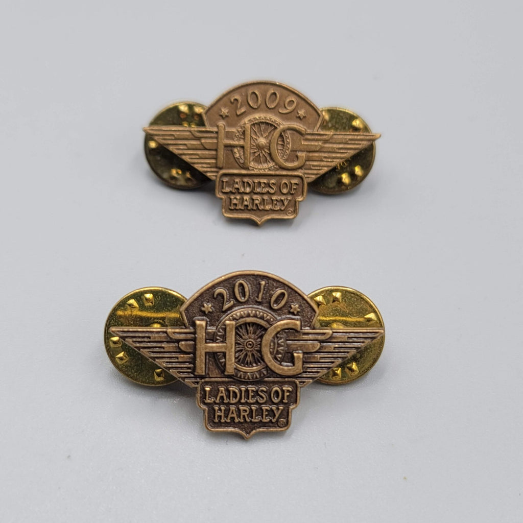 HOG Pin Ladies of Harley 2009 and 2010 Lot of 2
