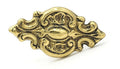 Vintage Brass Drawer Pull Architectural Salvage Hardware 2" x 1"