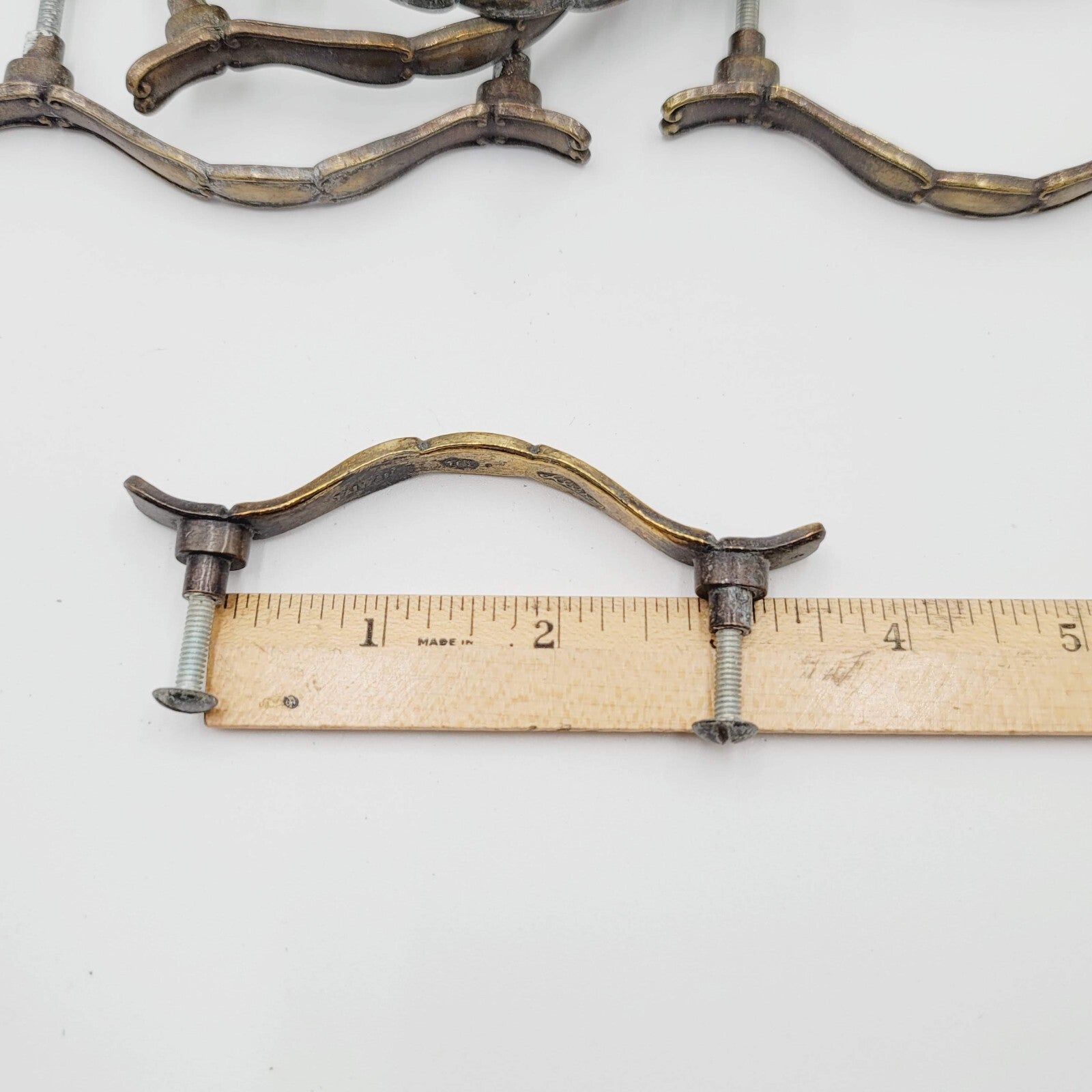 Vintage Lot of 17 Drawer Handles Cabinet Pull Allison 3" Salvage Hardware